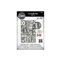Numbered - 3D Texture Fades Embossing Folders - Large (A5)