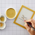 Pale Gold Japanese Watercolor