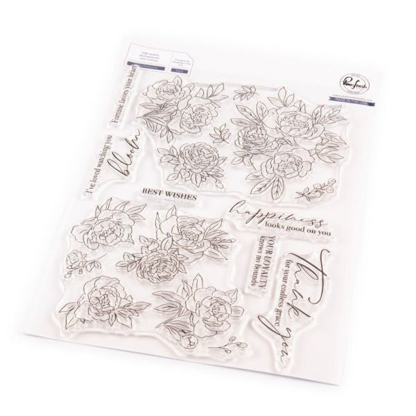 Peony Perfection - Clear Stamps