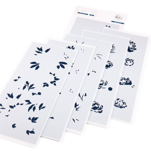 Peony Perfection - Layering Stencils