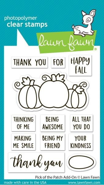 Pick of the Patch Add On - Clear Stamps