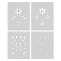 Poinsettia Pattern Color Layering Stencils