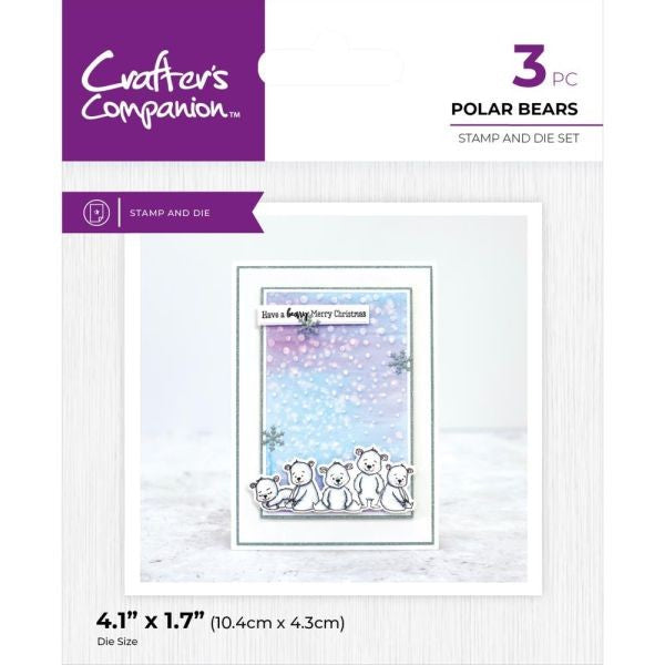 Polar Bears - Stamp & Die Set