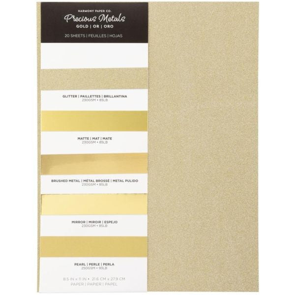 Precious Metal Cardstock - Gold