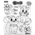 Purrfect - Dylusions Cling Stamps