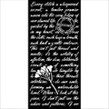 Quiet Days - Stencil - Manuscript