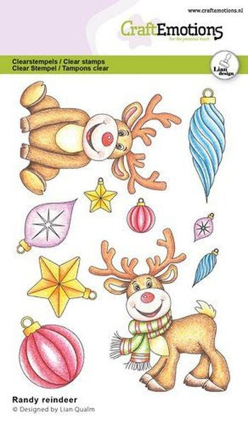 Randy Reindeer - Clear Stamps