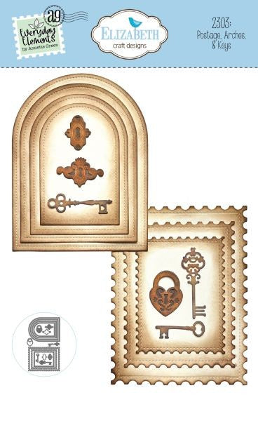 Romantic Revival Collection - Postge, Arches & Keys - Dies