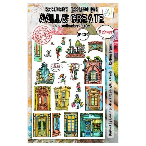 Roofline Friends - Clear Stamps