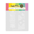 Round Bookmarrk - Book Lover Coloring Stencil