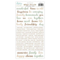 Rustic Charms - Stickers- Words