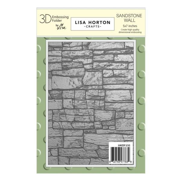 Sandstone Wall - 3D Embossing Folder