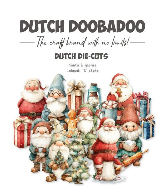 Santa & Gnomes - Collage Die Cuts