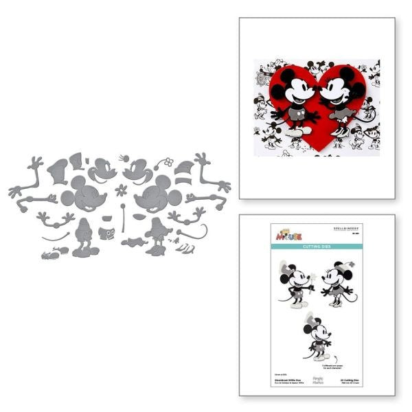 Say Cheese Classic Mouse - Dies - Steamboat Willie Duo