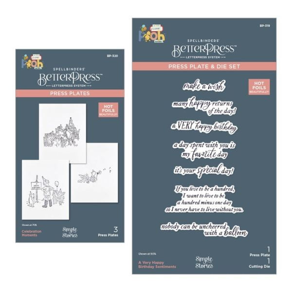 Say Cheese Classic Pooh Birthday - BetterPress Bundle