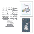 Say Cheese Classic Pooh Birthday Collection - A Very happy Birthday Sentiments Press Plate & Die Set