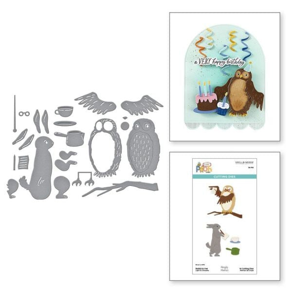 Say Cheese Classic Pooh Birthday Collection - Rabbit & Owl Dies