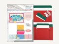 Scrapbook Blank Quick Folio - Dreamer - Red, Green & White
