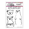 Scribbly Bears - Cling Stamps