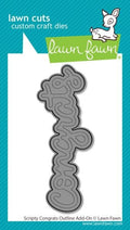 Scripty Congrats Outline Add On Die