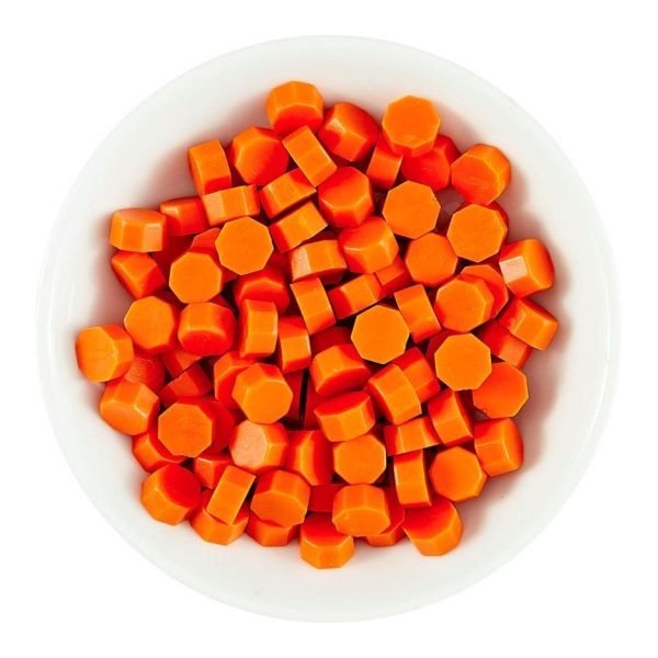 Sealed 3D Christmas Collection - Orange Wax Beads