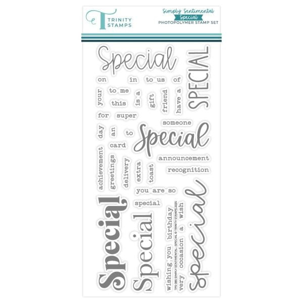 Simply Sentimental - Special - Clear Stamps
