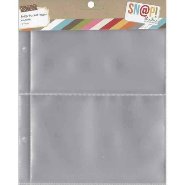 SNAP Page Protectors - 4x6 Refills