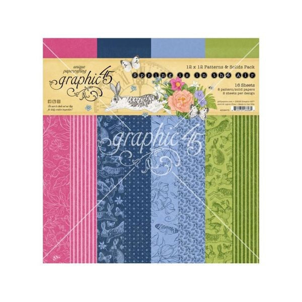 Spring is in the Air - 12x12 Collection Pack - Patterns & Solids