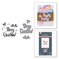 Starry Holiday Collection - Starry Merry Christmas Registration Press Plate & Die Set