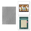 Starry Holiday Collection - Stars and Fronds Frame - 3D Embossing Folder