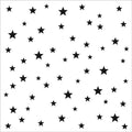 Starry Stars - 6x6 Stencil