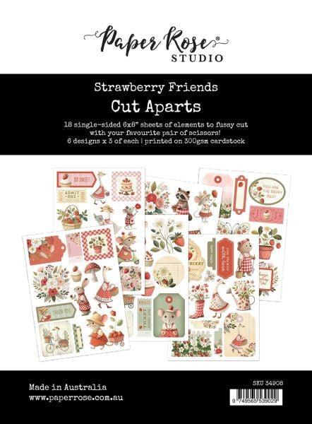 Strawberry Friends - Cut Aparts