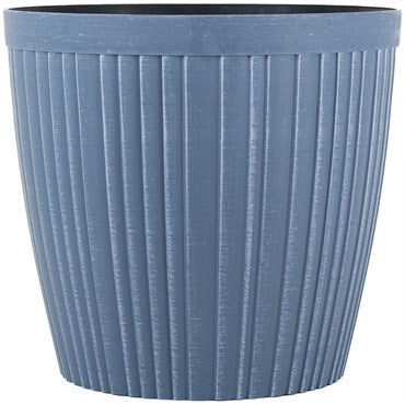 Sunshine Ceramica Boca Planter Dark Grey 13.75"