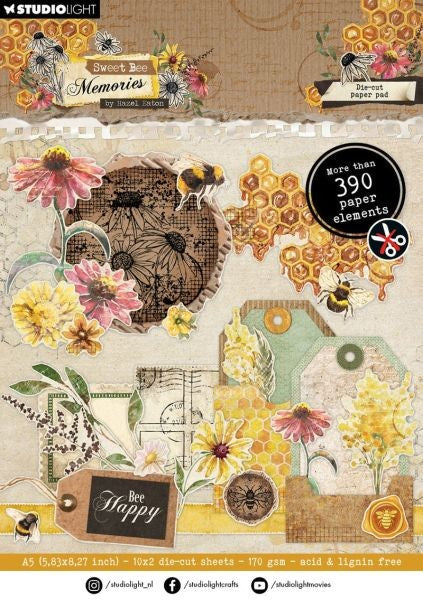 Sweet Bee Memories - Paper Elements Paper Pad