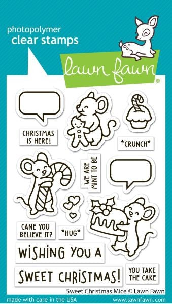 Sweet Christmas Mice - Clear Stamps