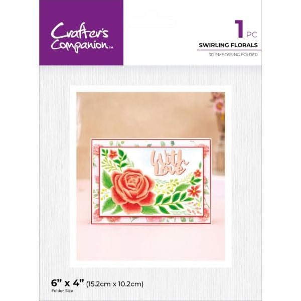 Swirling Florals - 3D Embossing Folder