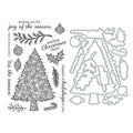 Swirly Christmas Tree - Stamp & Die Bundle