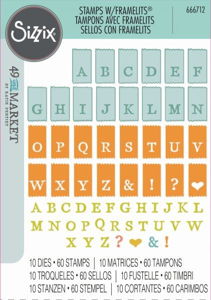 Tab Stamp Alpha - Clear Stamps and Framelits Dies