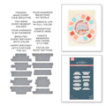 Take Note Collection  Reel Color Sentiments BetterPress Plate & Die Set