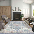 Tyse Area Rugs Addison Blue ADD2006 5'3"x7'3"