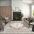 Tyse Area Rugs Addison Cream ADD2117 5'3"x7'3"