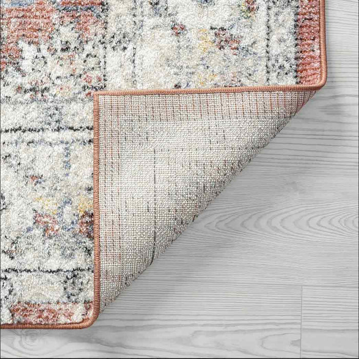Tyse Area Rugs Addison Rust ADD2204 backing