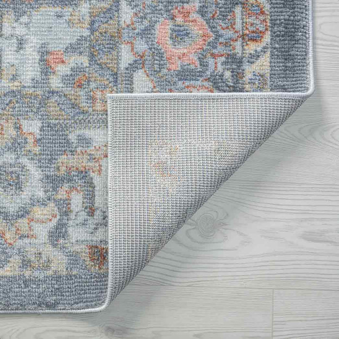 Tyse Area Rugs Allure Charcoal ALL1118 backing