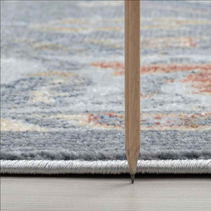Tyse Area Rugs Allure Charcoal ALL1118 thick pic