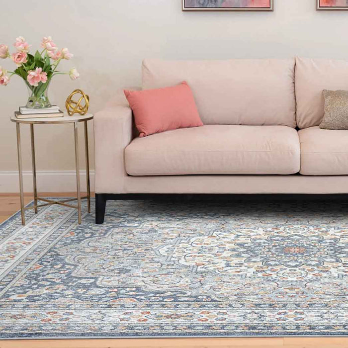 Tyse Area Rugs Allure Navy ALL1807 5'3"x7'3"