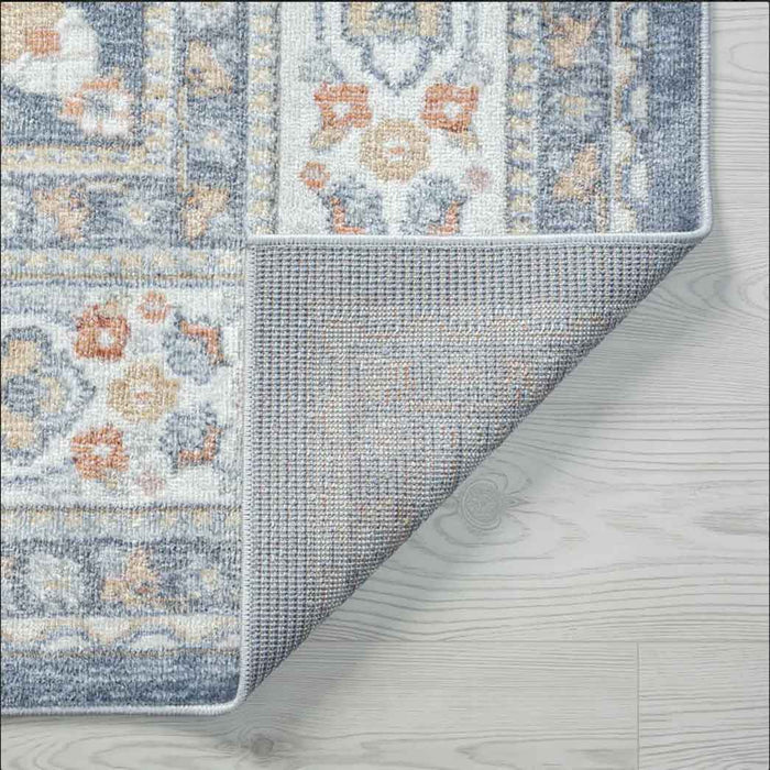 Tyse Area Rugs Allure Navy ALL1807  backing