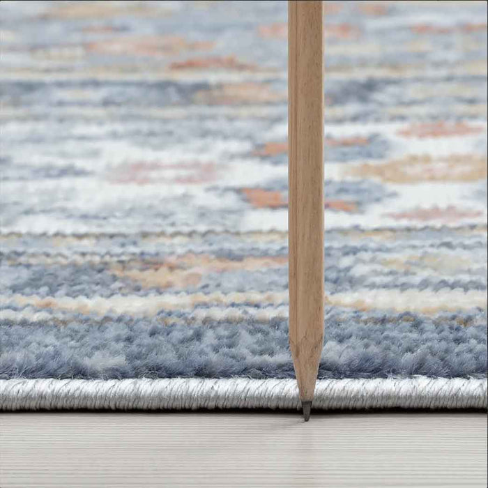 Tyse Area Rugs Allure Navy ALL1807 thick pic