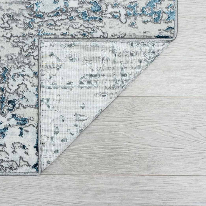 Tyse Area Rugs Antik Blue ANT2013 backing
