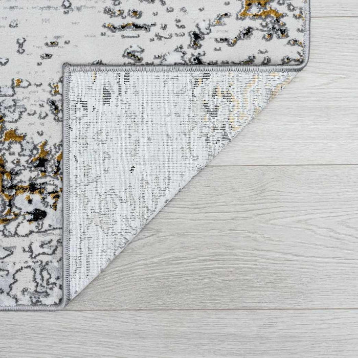 Tyse Area Rugs Antik Yellow ANT2012 backing