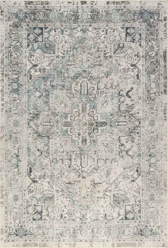 Tyse Area Rugs Antiquity Blue AQY1106